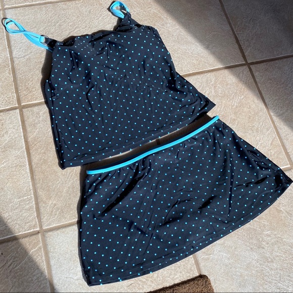 Nautica Other - Nautica Navy and Light Blue Tankini Swimsuit